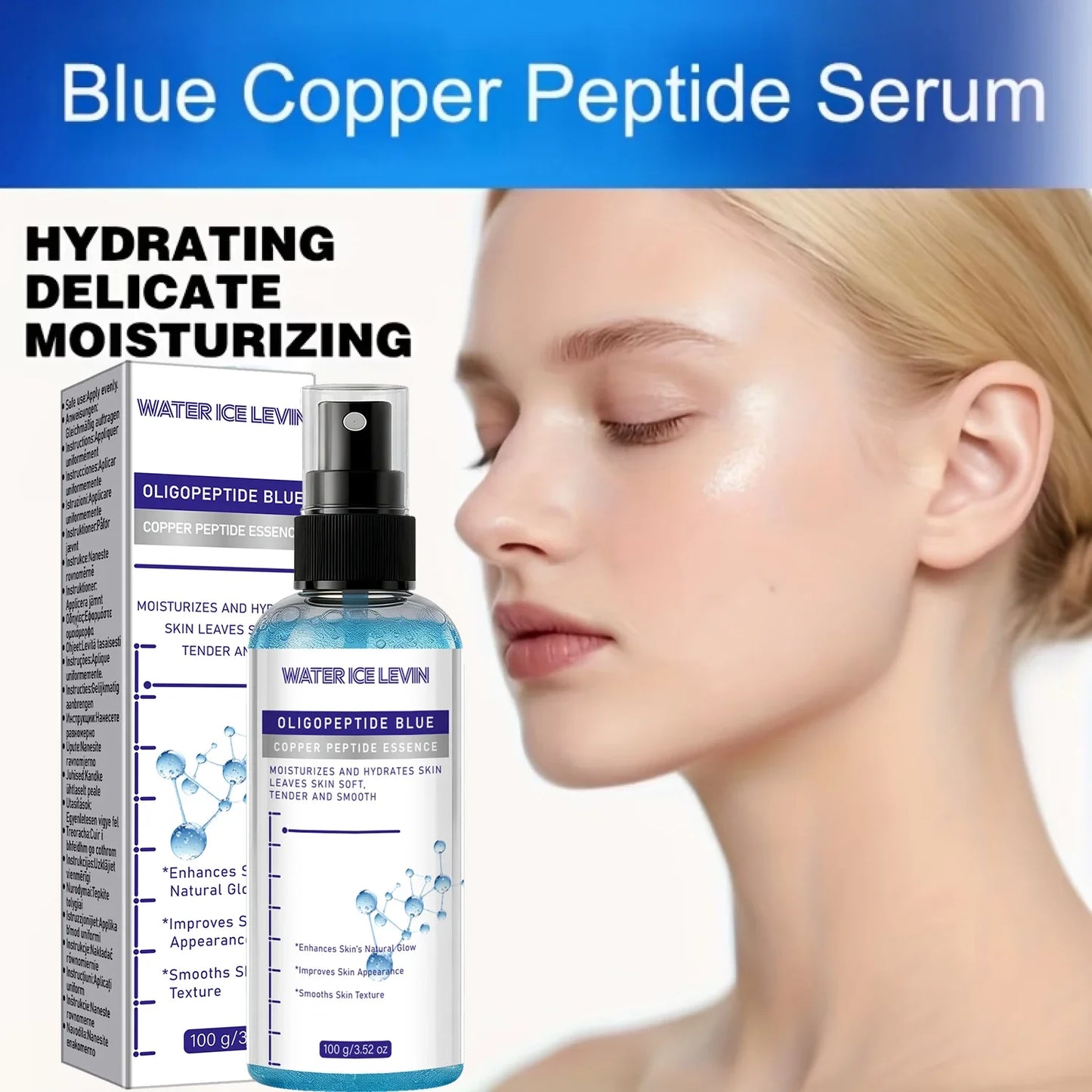 Copper Peptide Body Oil with Collagen – Moisturizing Skin Care
