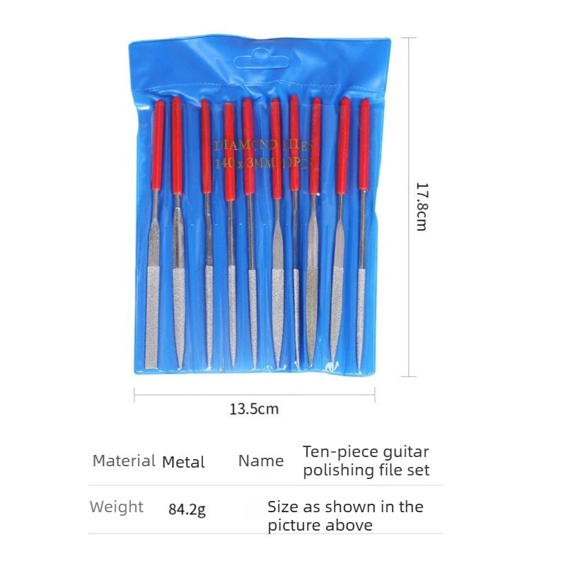 Guitar Pillow Groove Grinding File DIY Diamond Plastic Handle