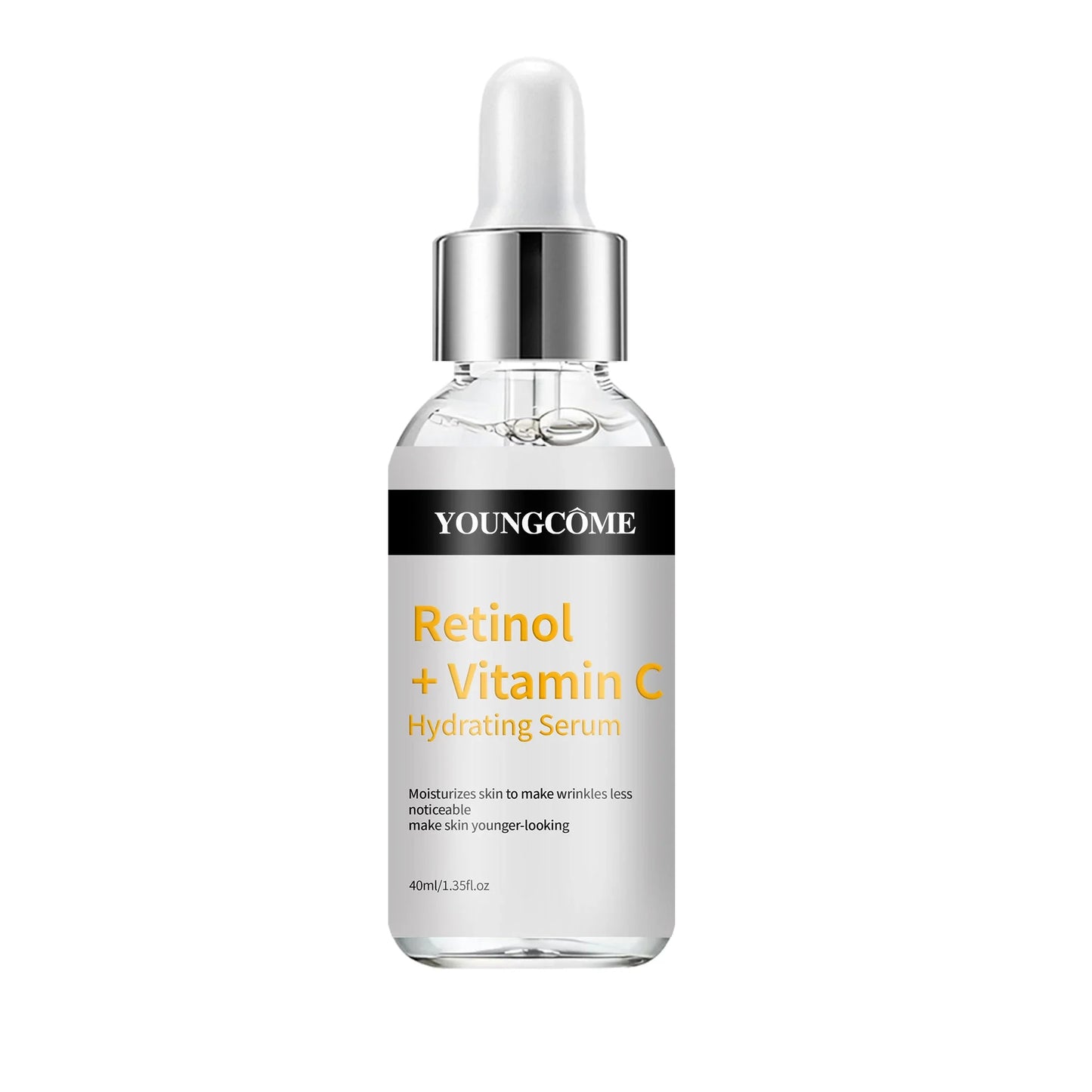 YOUNGCOME Retinol & Vitamin C Hydrating Face Serum Cream