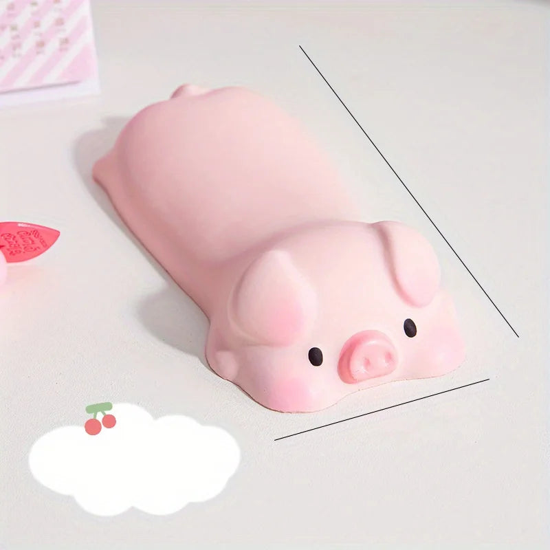 Cute Kawaii Wrist Rest PU Pad – Mouse & Keyboard Support Wrist Rest Pad Peaceful Pleasures Health and Wellness 1pc-pig