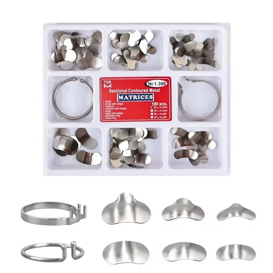 Dental Sectional Metal Matrices No.1.330 – 36pcs Box | TOP BM