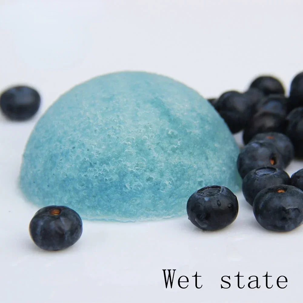 Natural Konjac Face Sponge 2-Pack – Gentle Exfoliating Cleansing