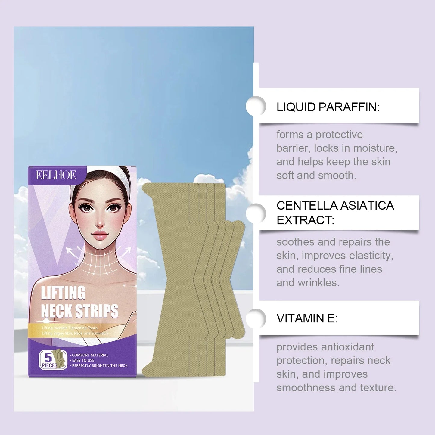 Eelhoe Neck Tightening Patch – Moisturizing & Anti-Wrinkle