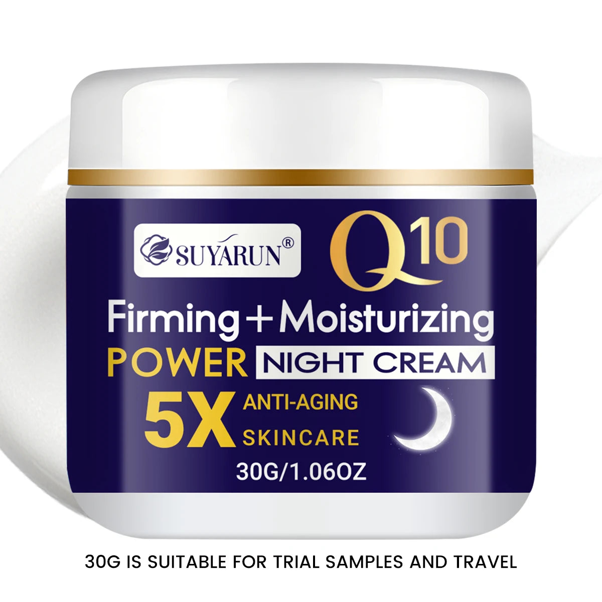 SUYARUN Niacinamide Night Cream for Brightening & Anti-Aging - Deep Moisturizing Facial Cream, Suitable for All Skin Types. Peaceful Pleasures Health and Wellness 30g