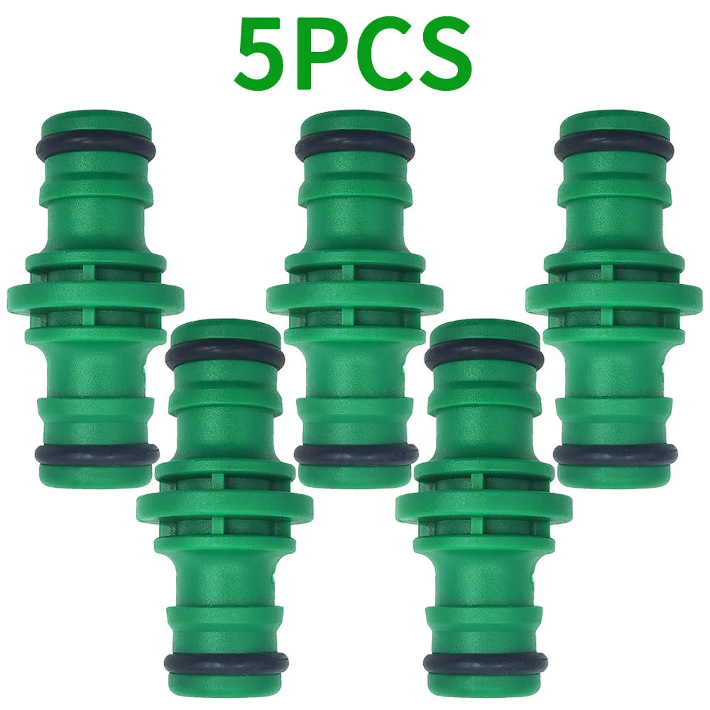 5Pcs Quick Drip Irrigation Watering System for Greenhous Joiner Repair Connector Coupling 1/2'' Garden Hose Tubing Fitting Pipe Peaceful Pleasures Health and Wellness A 5PCS