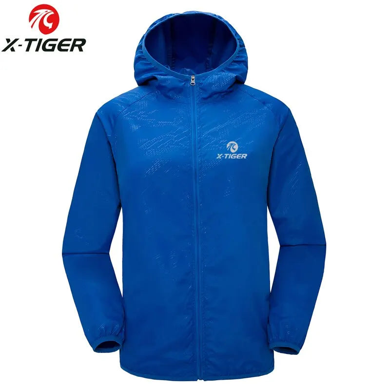 X-TIGER Men's Windproof Cycling Jacket – UV & Splashproof