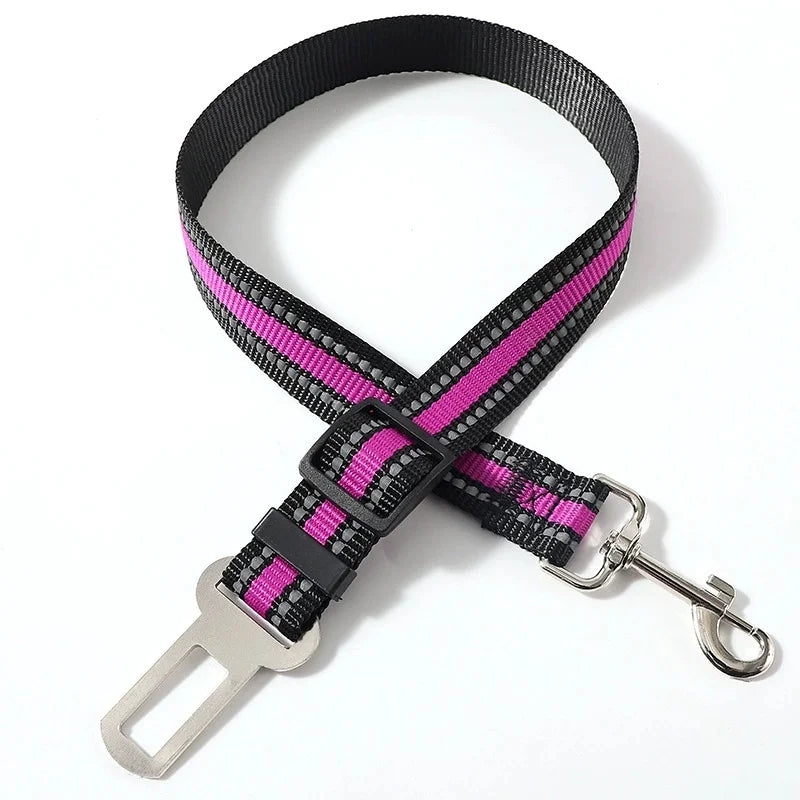 Adjustable Pet Car Seat Belt for Dogs & Cats – Safe Travel