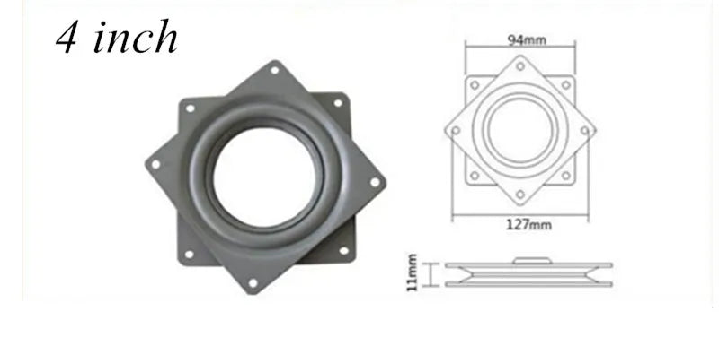 360° Swivel Plate Bearing Lazy Susan Turntable – DIY Hardware