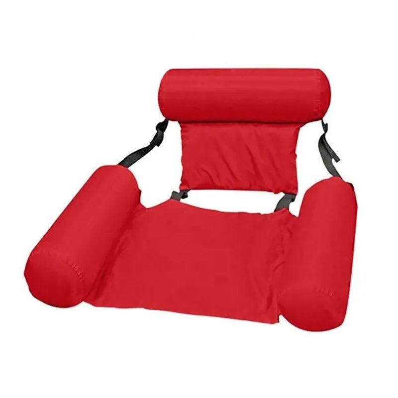 Inflatable Pool Hammock Lounge Chair | Floating Water Mat