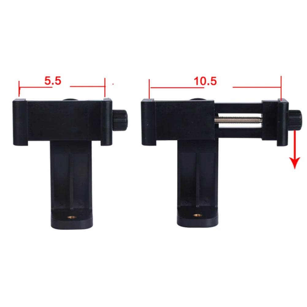 1/5PCS 360 Degree Mobile Phone Clip Compatible With All 1/4 Screw Universal Cellphone Holder Tripod Mount Desk Tripod Adapter Peaceful Pleasures Health and Wellness