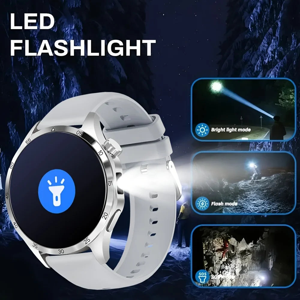 Smartwatch 1.5" Touchscreen, Fitness Tracker & Earphones