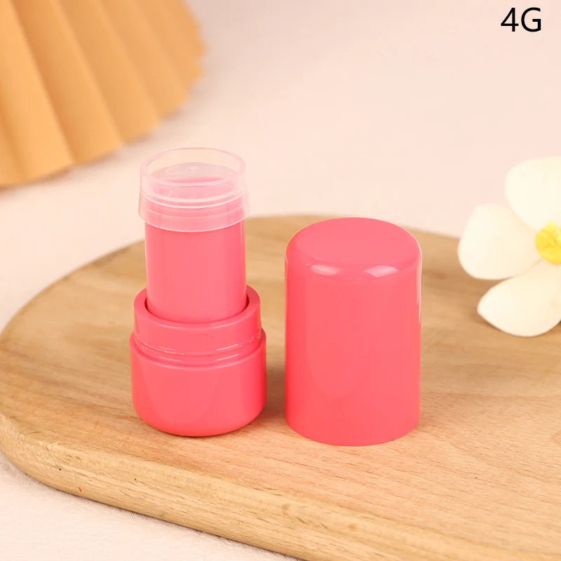 1PC 4g Refillable Lipstick Tube Lip Balm Container Rouge Tube Grooming Stick Cosmetic Container Lotion Container Travel Bottle Peaceful Pleasures Health and Wellness peach