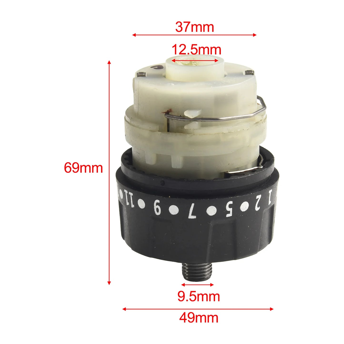 1X Brushless Dual Speed Self-lock Gearbox 13 Teeth Cordless Electric