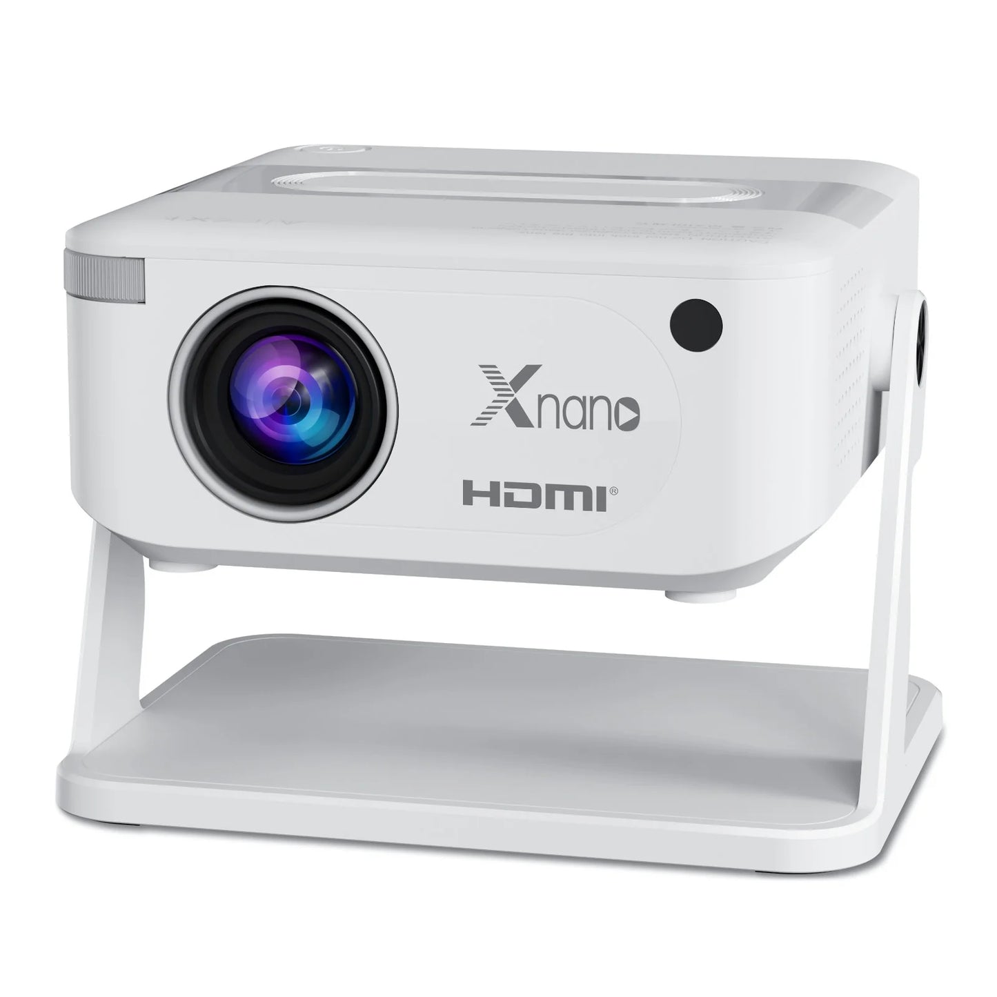 HA109 Projector 4K Decode Android 11 WiFi6 BT5.0 Native 720P 130ANSI Short Throw Home Theater Beamer Peaceful Pleasures Health and Wellness HA109-White-UK