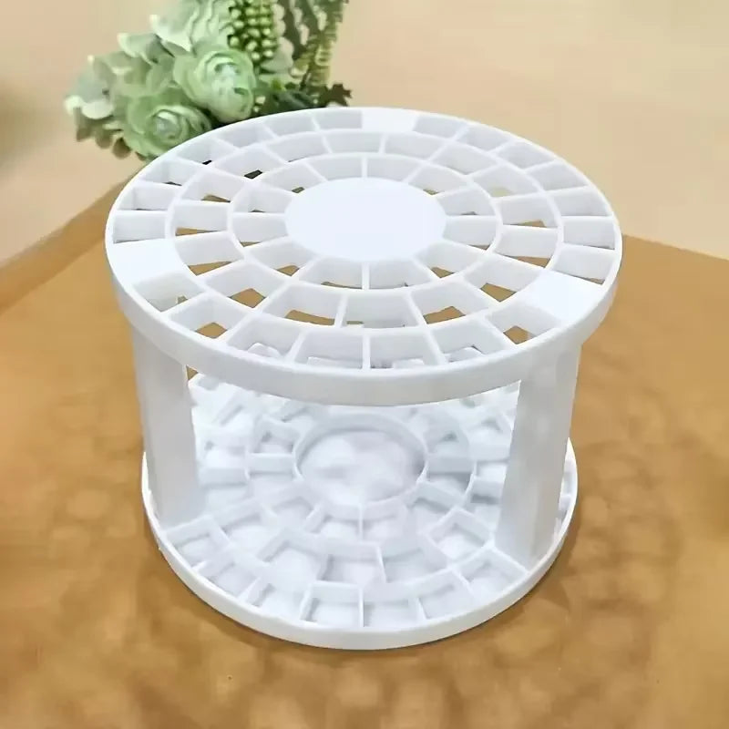 360° Rotating Makeup Organizer – 5-Slot Brush & Cosmetic Holder