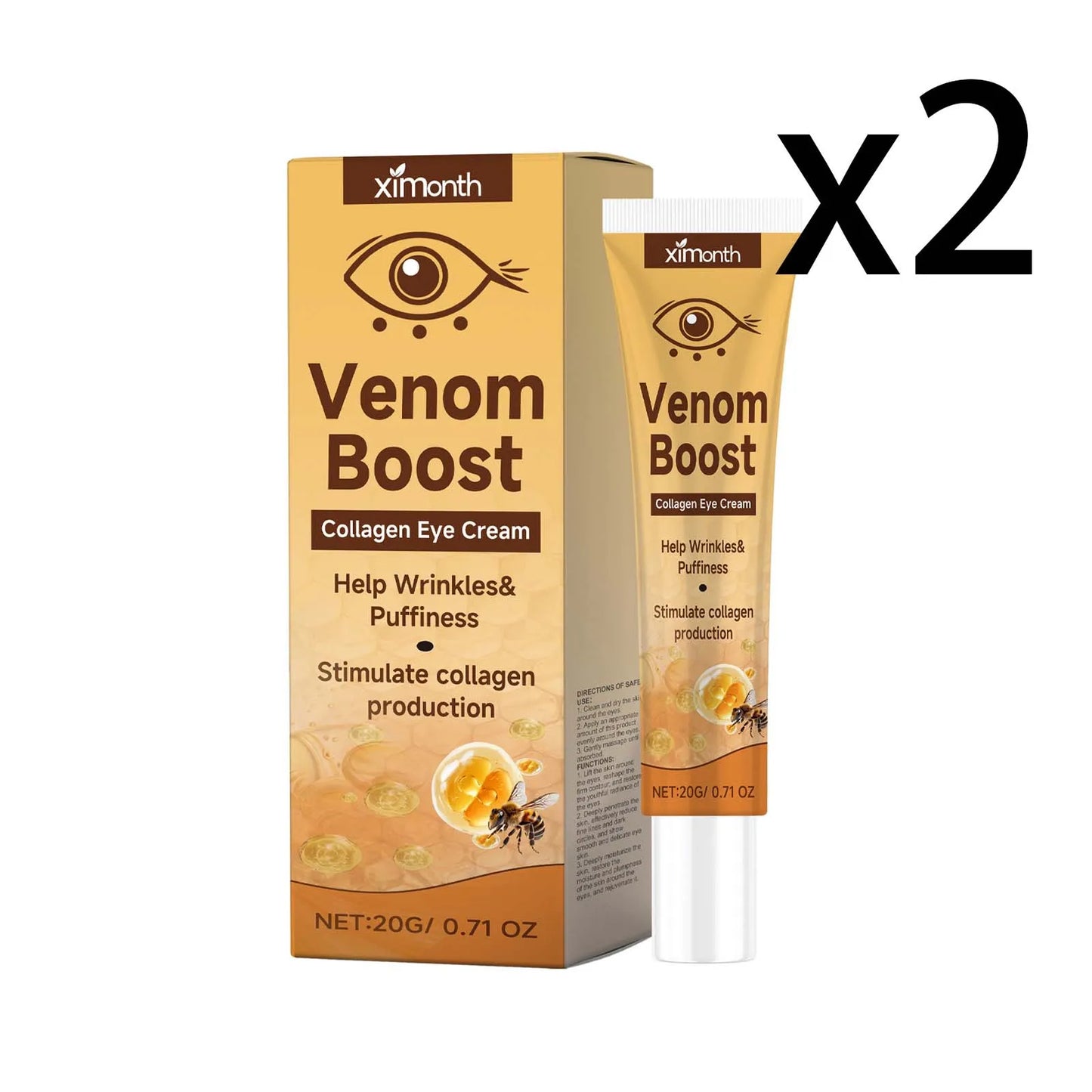 Ximonth Bee Peptide Firming Eye Cream – Dark Circle & Fine Lines