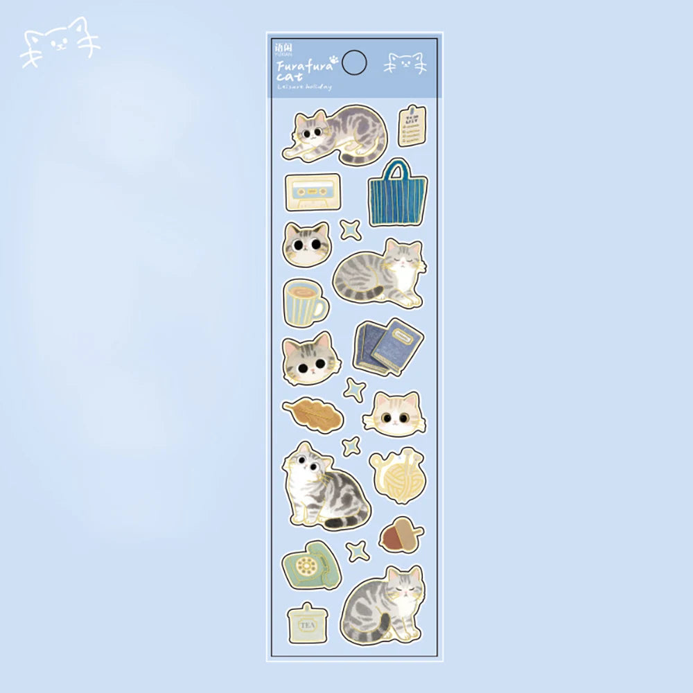 Cute Cat Pattern Handmade Account Photo Frame DIY Decoration Collage