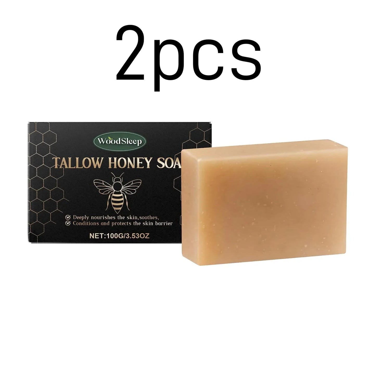 Woodsleep Tallow Honey Soap – Nourishing Moisturizing Bar
