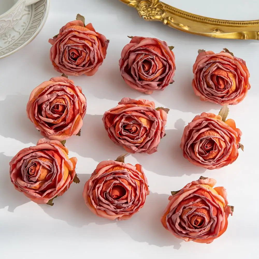 Artificial Silk Rose Heads – Wedding, DIY & Party Decor