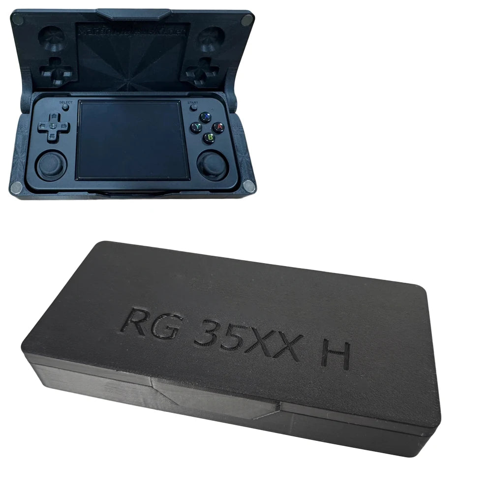 Magnetic Lid Design For Anbernic RG 35XX H Game Console Travel And Protective Caser Portable Retro Handheld Game Console case Peaceful Pleasures Health and Wellness