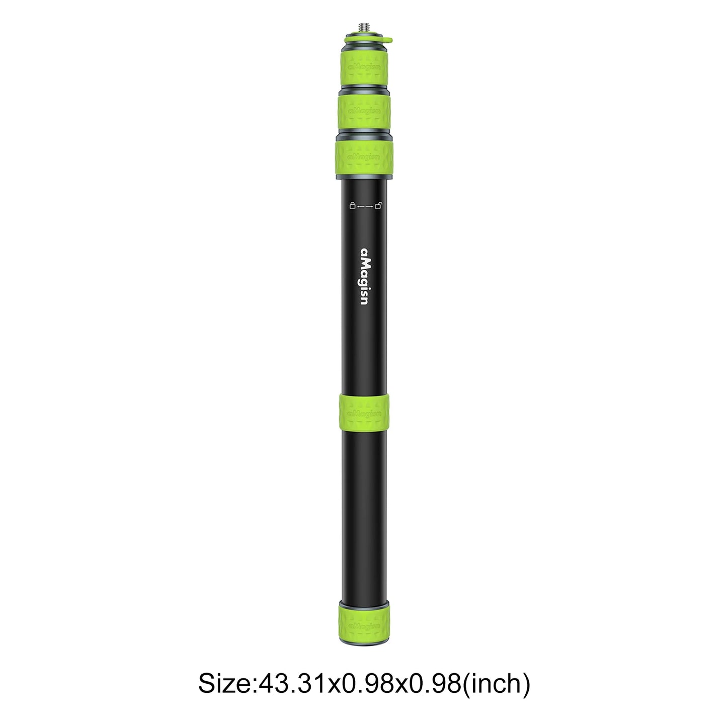 Universal 1/4In Motorcycle Selfie Stick Wear Resist Aluminum Alloy Telescopic Stick Riding Selfie Sticks Cycling Accessories Peaceful Pleasures Health and Wellness