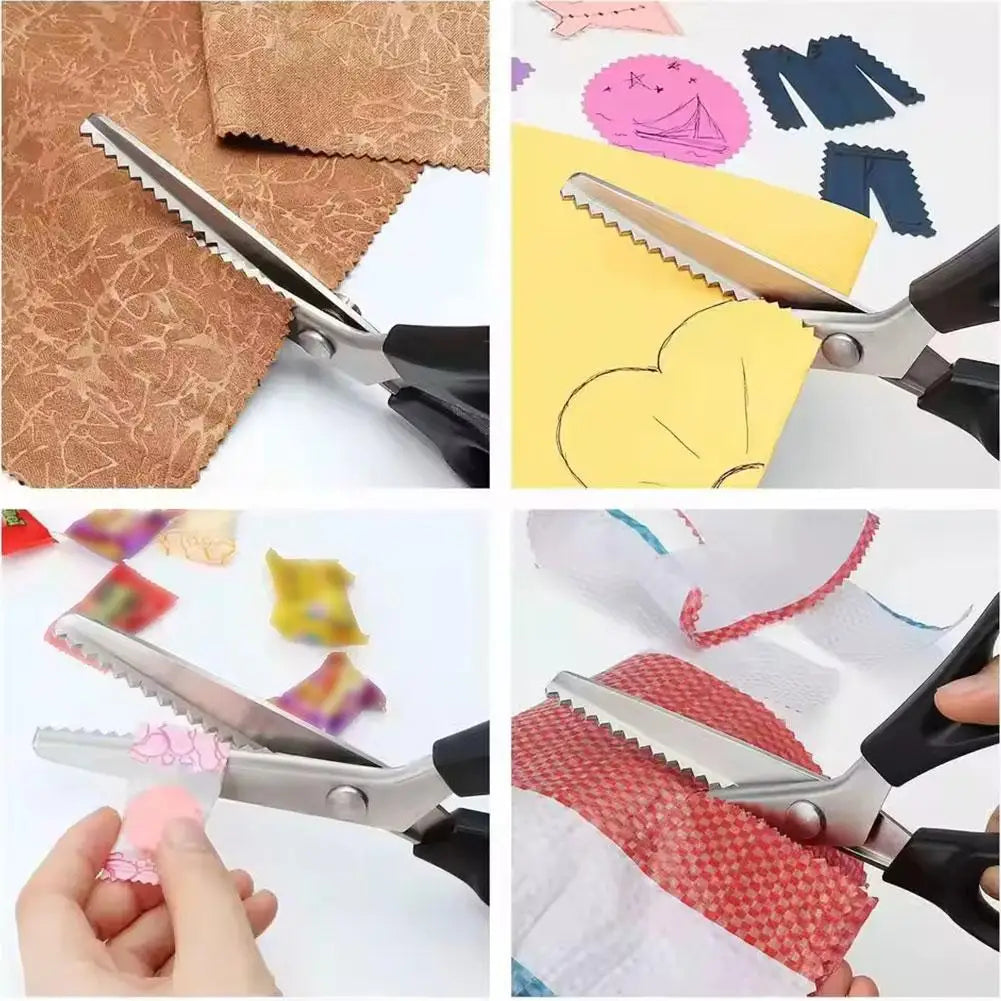 Pinking Shears – Zigzag Fabric Scissors for Sewing & Crafts