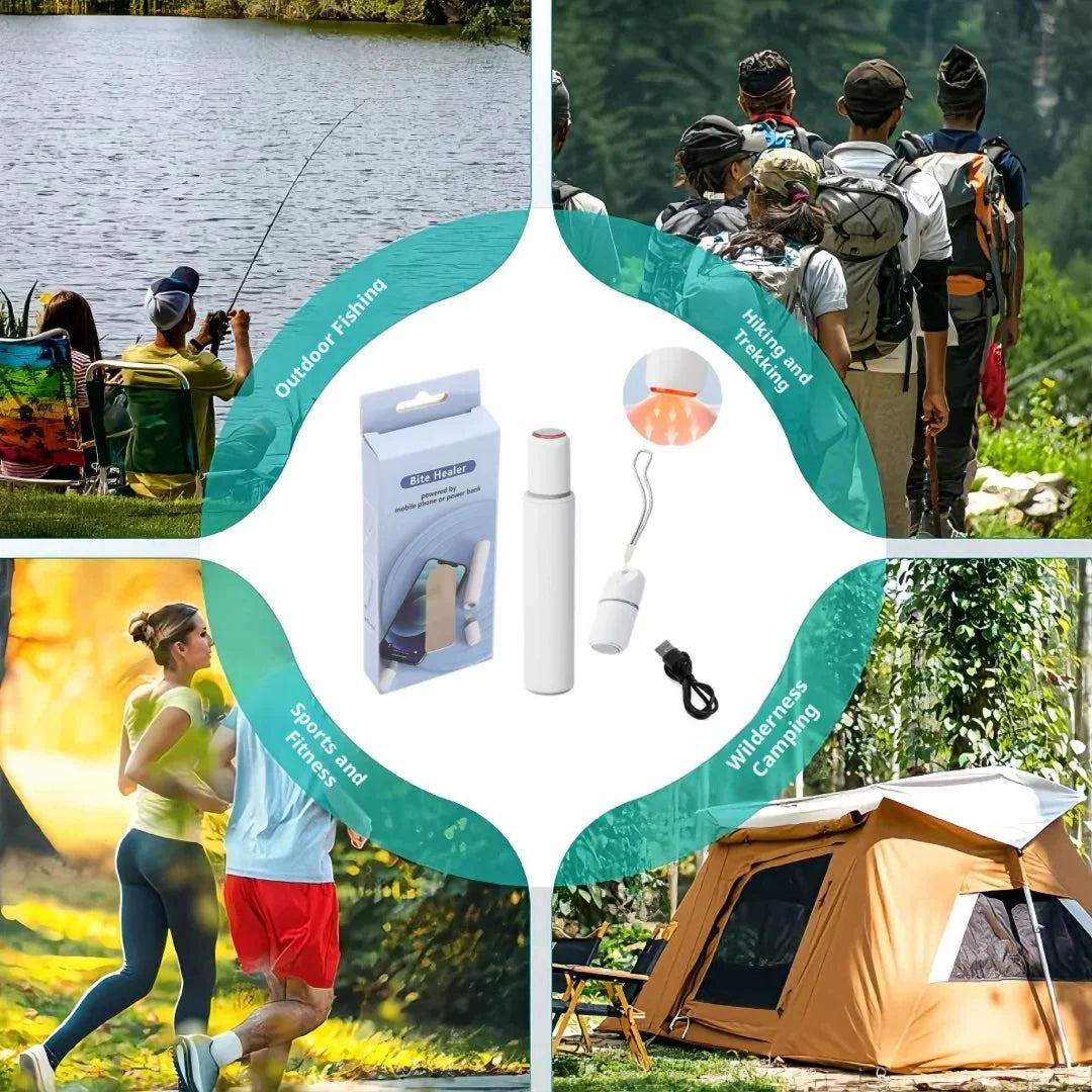 Electric Anti-Itch Device Physical Mosquito Bite Relief Tool Portable Rechargeable Bug Bite Itch Eraser for Kids Outdoor Travel Peaceful Pleasures Health and Wellness