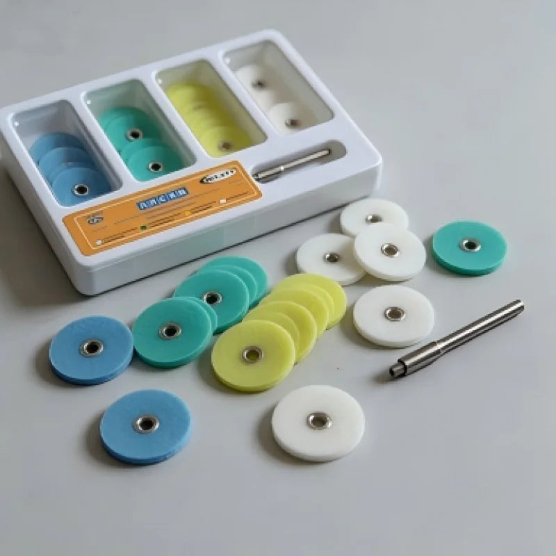 40-Pc Dental Polishing Disc Kit | Flexi Disc & RA Shank Mandrel