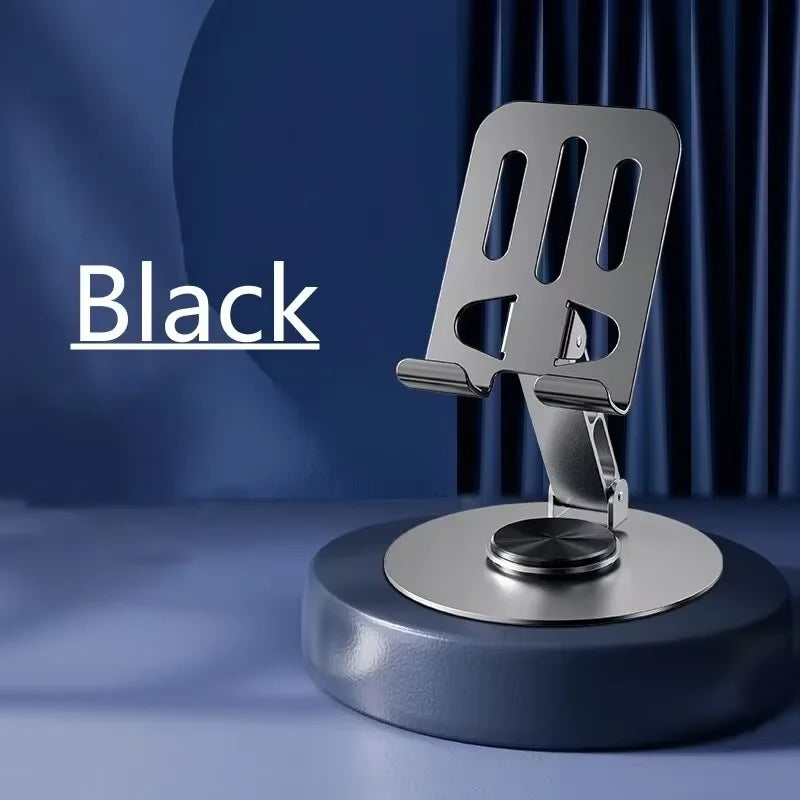 720° Rotating Aluminum Tablet & Phone Stand – Foldable Holder