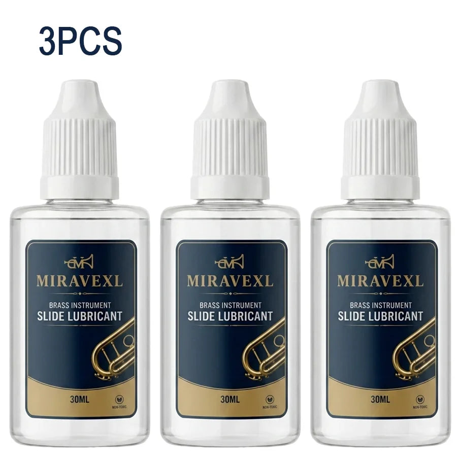 MIRAVEXL Brass Valve Oil 30ml – Trumpet, Horn, Tuba Lubricant