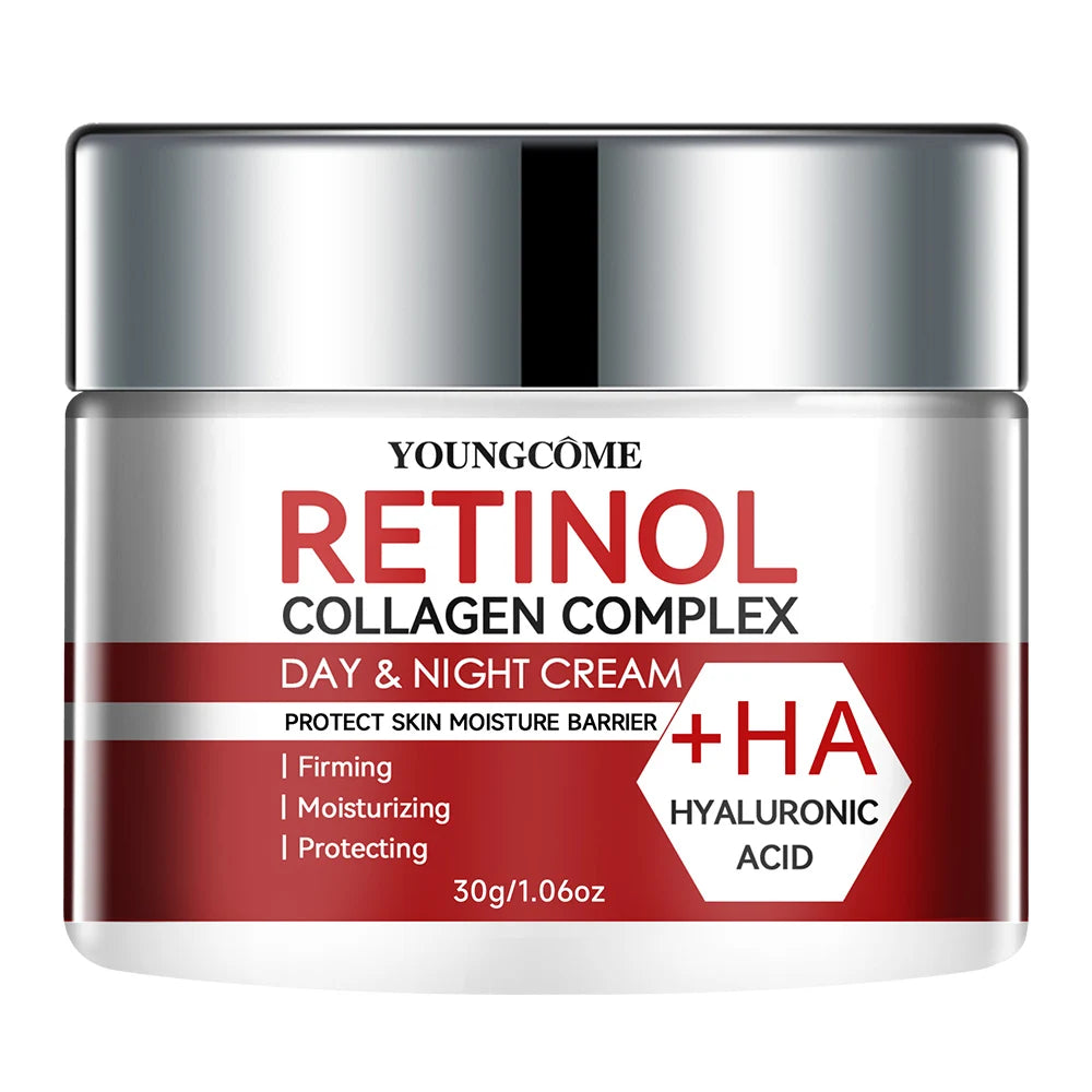 Retinol Lifting Firming Cream Collagen Wrinkle Remover Face Cream For Moisturizer Whitening Brighten Skin Products Peaceful Pleasures Health and Wellness 30ml