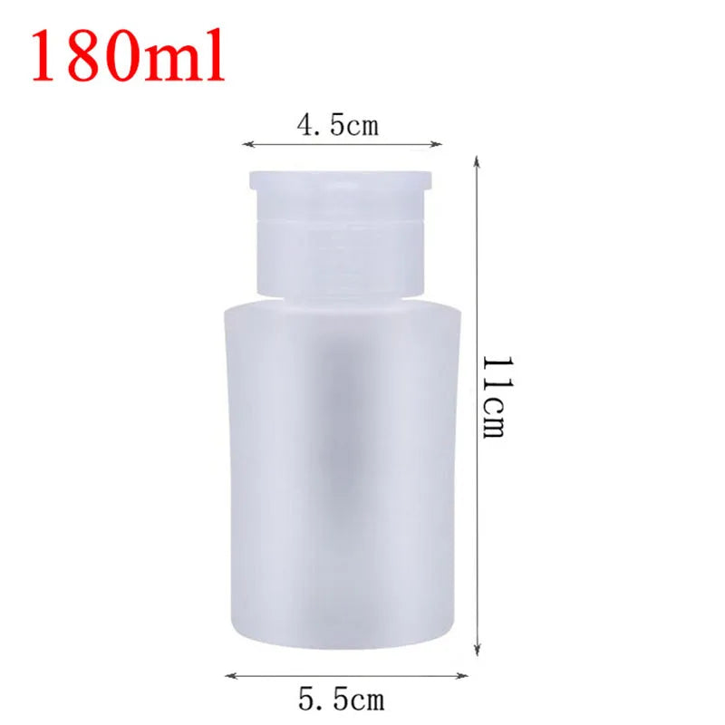 Refillable Nail Polish Remover Pump Bottle 60ml & 180ml