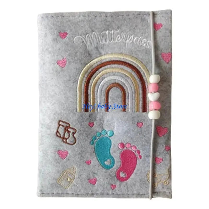 Felt Pregnancy Document Organiser | Maternity Card & Scan Holder