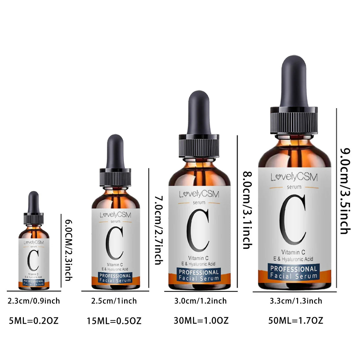 TRSTAY Vitamin C & Hyaluronic Acid Face Serum | Brightening