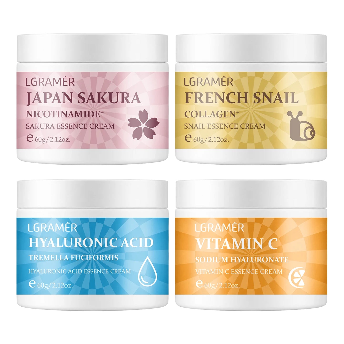 LGRAMER Hyaluronic Acid & Vitamin C Face Cream | Deep Hydration
