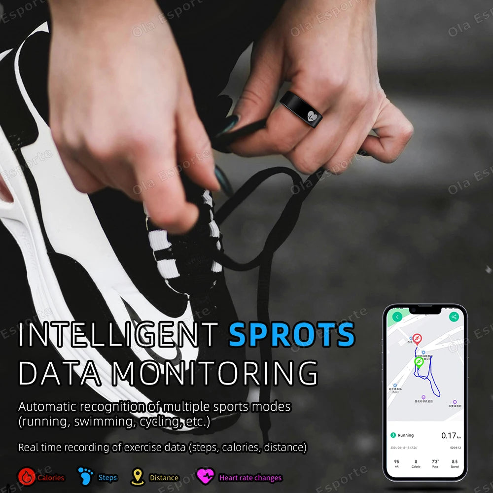 R30 Smart Health Ring – ECG, SpO₂, Sleep & Activity Tracker