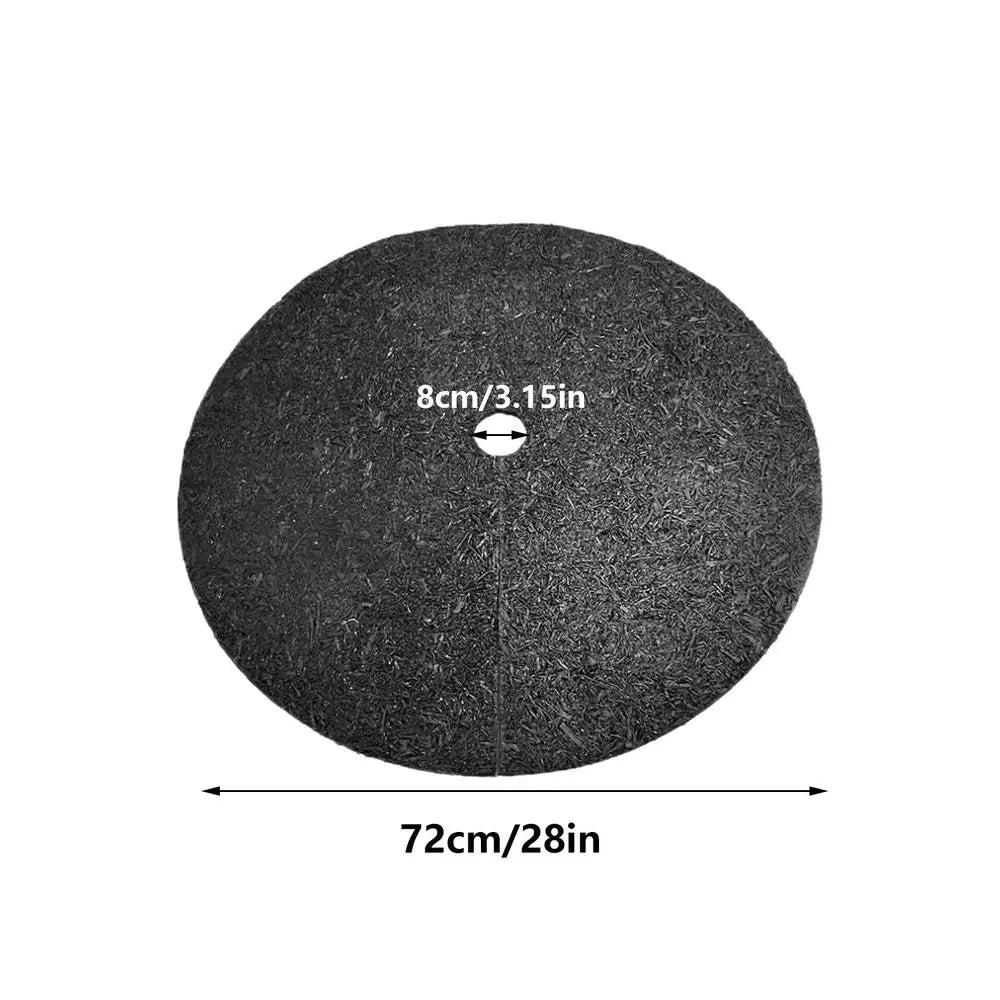 Non-Woven Mulch Ring Weed Barrier Mat for Trees & Plants