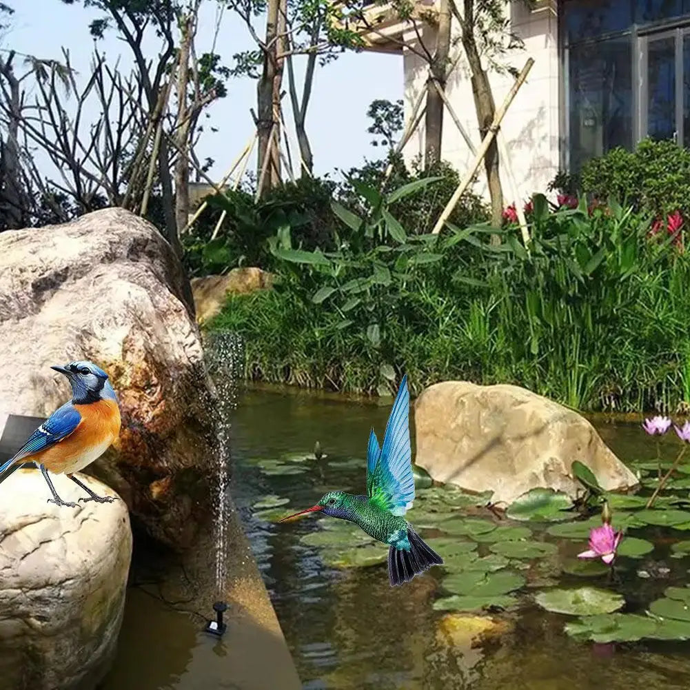 Floating Solar Water Fountain for Bird Bath, Outdoor Garden Courtyard Pond Decorative Floating Fountain Water Feature Peaceful Pleasures Health and Wellness