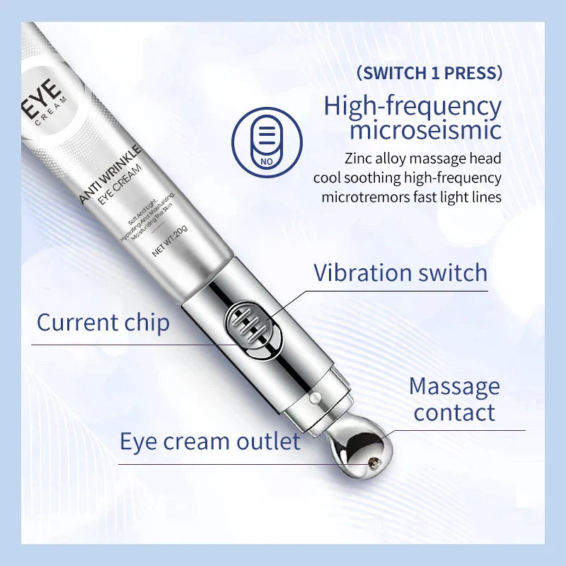 O'CHEAL Hyaluronic Acid Electric Massage Eye Cream 20g
