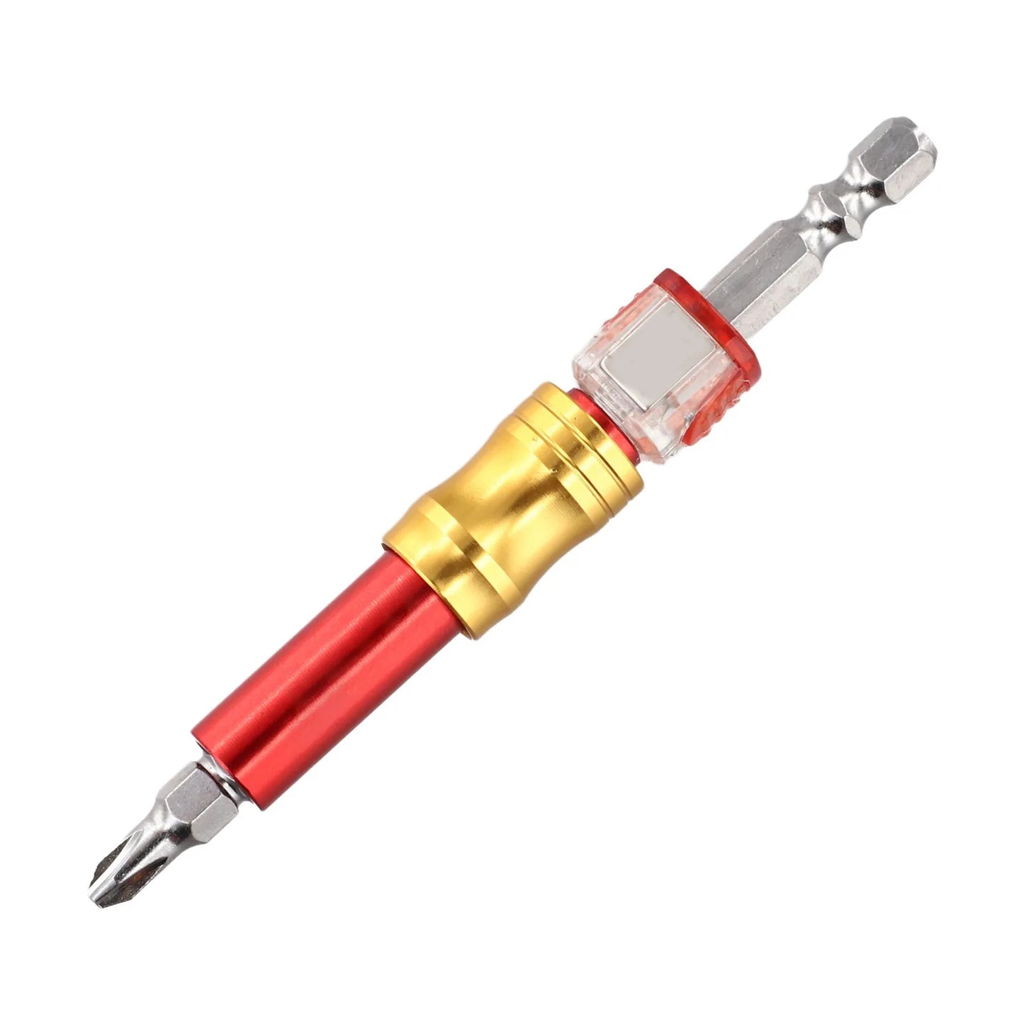 1X Robust Screwdriver Bit Holder Precision Depth Adjustment Hexagonal