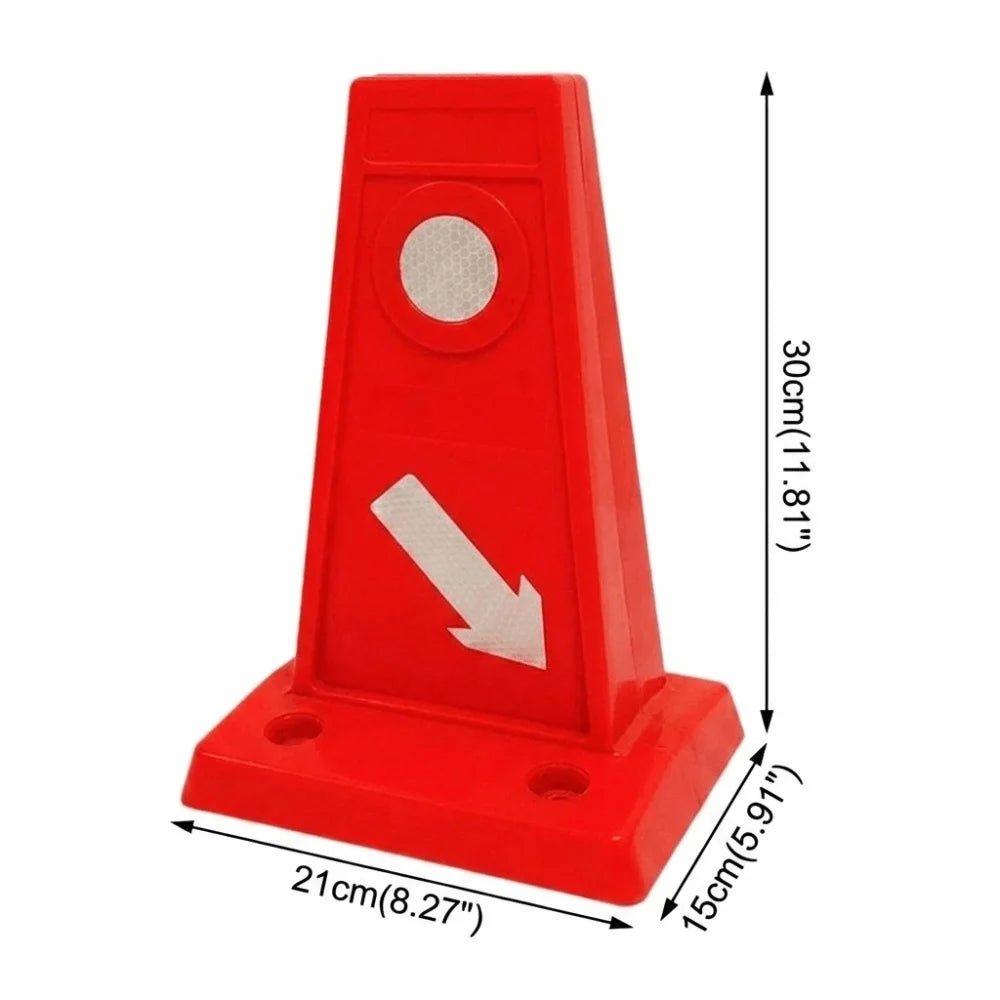 TPU Material Traffic Lane Separator Good Flexibility EVA Material Road Warning Sign Easy Installation Clear Visual Guidance Peaceful Pleasures Health and Wellness