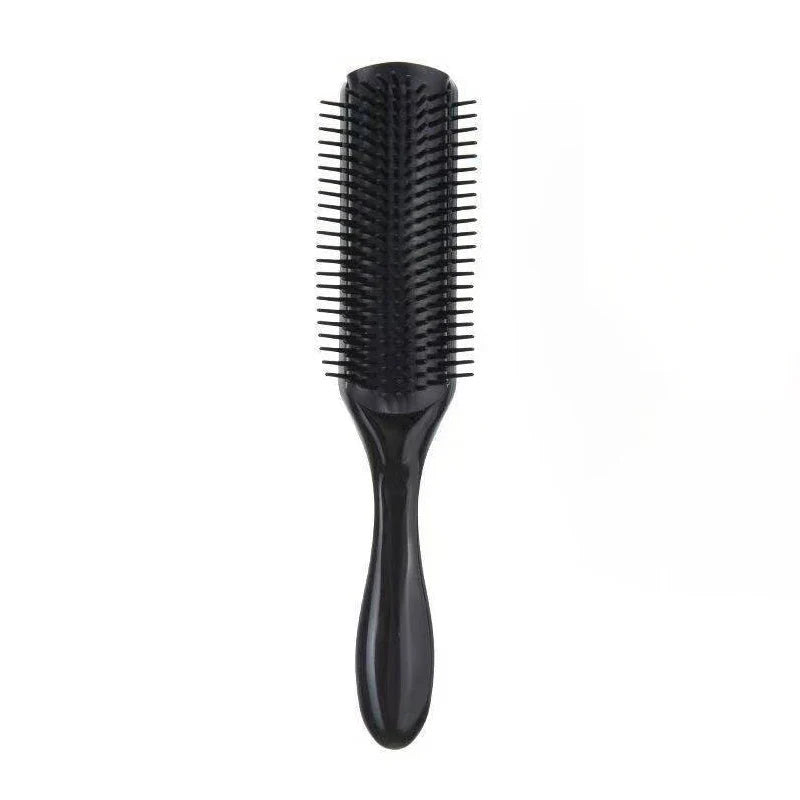 9-Row Detangling Hair Brush & Scalp Massager | Curly & Straight