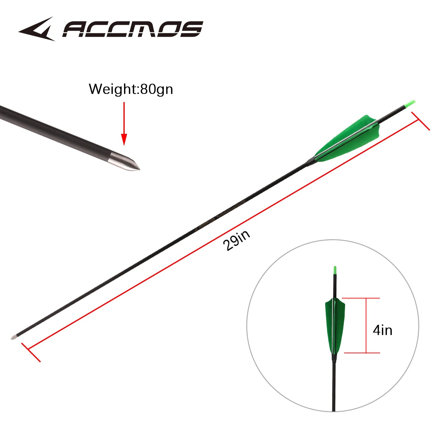 12 ID4 Carbon Arrows Spine 350 1800- 27 28 29 32 Recurve Compound Bow