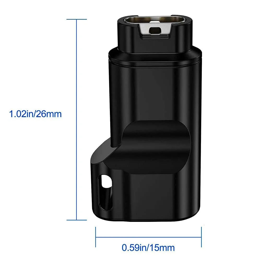 Mini Charger+2PCS Charging Port Dust Cover Cap + Adapter for Garmin Forerunner 265 965 Charging Converter for Fenix 7 7S 7X 6 6S Peaceful Pleasures Health and Wellness