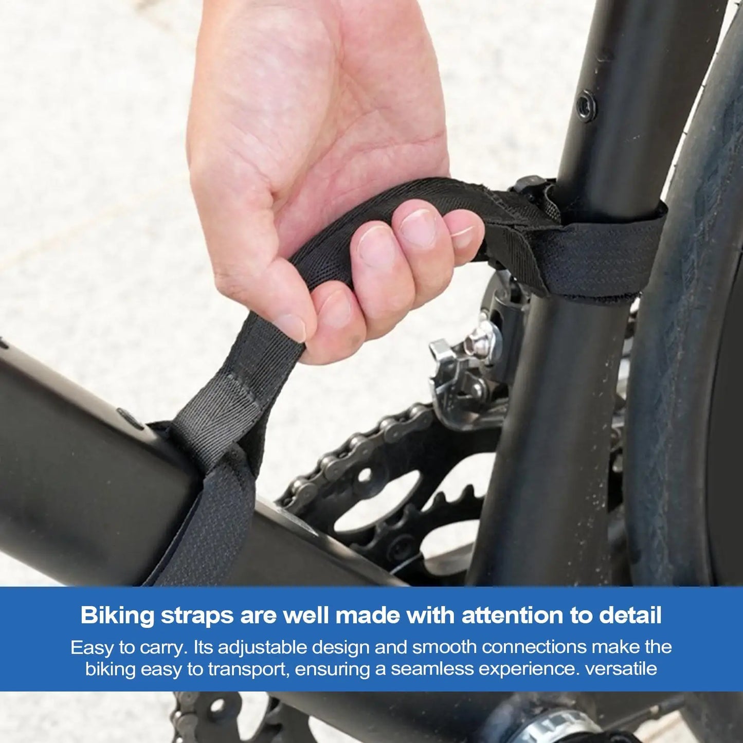 Bicycle Carrying Strap – Portable Adjustable Nylon Bike Strap
