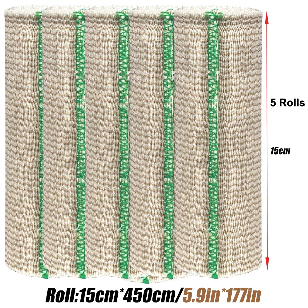 5-Roll Latex Free Elastic Compression Bandage Wrap – Self-Closure Compression Bandage Wrap Peaceful Pleasures Health and Wellness 15 X 450 cm (5Rolls)