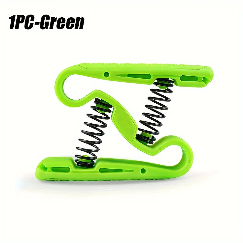 Z-Shaped Elastic Hand Shaped Steel Spring Finger Strength Device Finger Grip Ring Finger Strength Training Device Exercise Peaceful Pleasures Health and Wellness Green