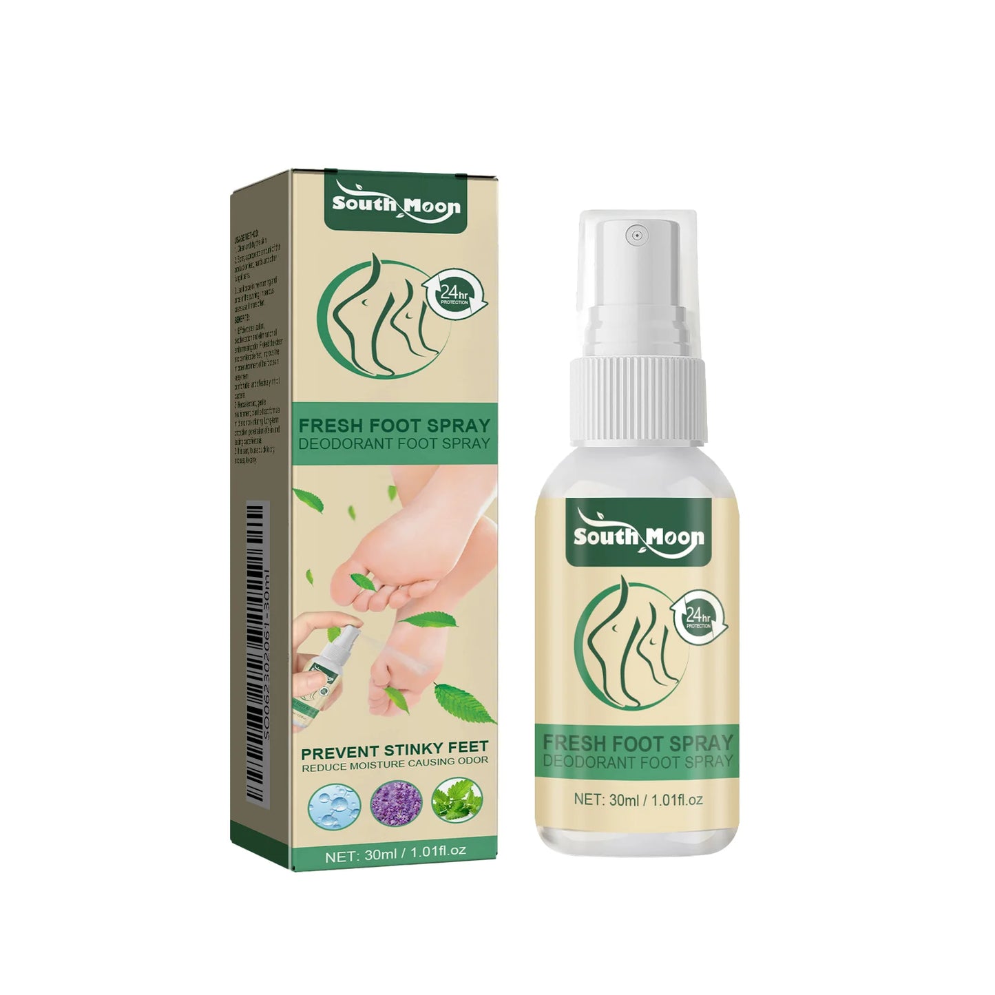 South Moon Lavender Aromatherapy Foot Spray | Fresh Foot Mist