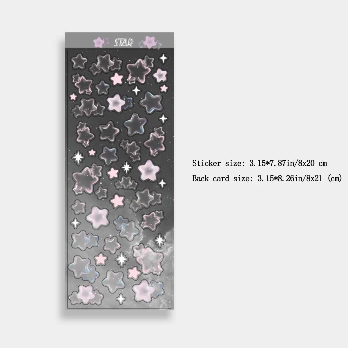 Korean Stickers Wholesale Transparent Bubble Ins Cute Hand Account