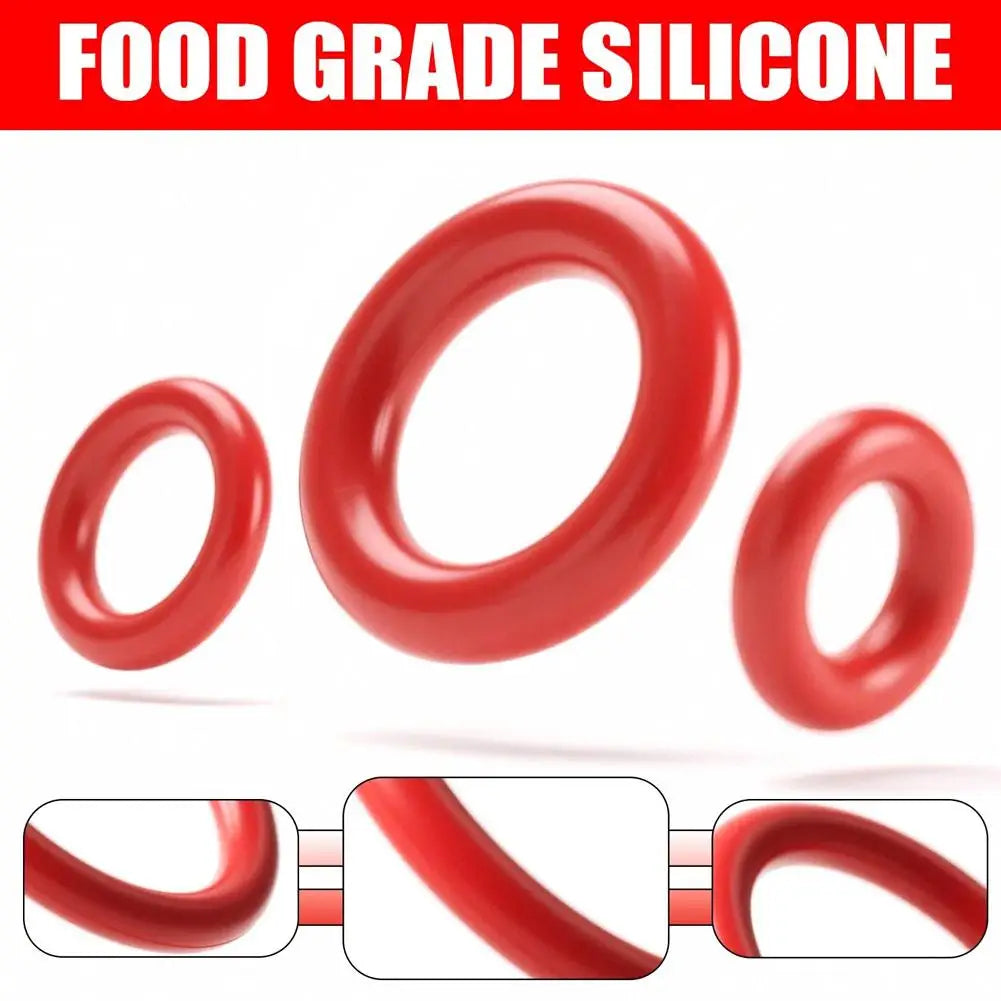 351-Pc Red Silicone O-Ring Kit – Oil & Heat Resistant Gaskets